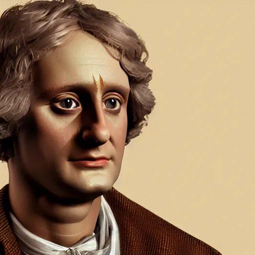 Image similar to isaac newton is made of nutella, hyperdetailed, artstation, cgsociety, 8 k