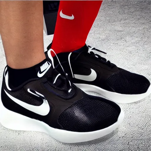 Image similar to futuristiс nike sneackers