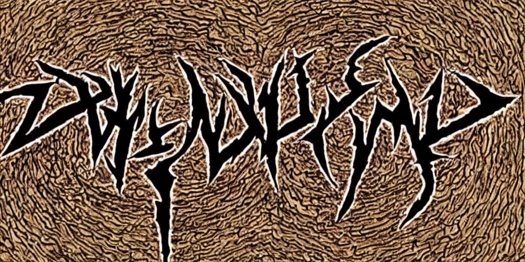 Image similar to 90s old school death metal band logo