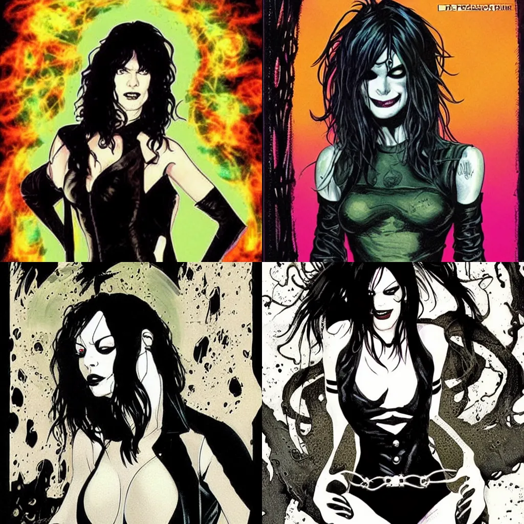 Prompt: <https://s.mj.run/holIPYM2bPs> death:: sandman comic:: comic book art::