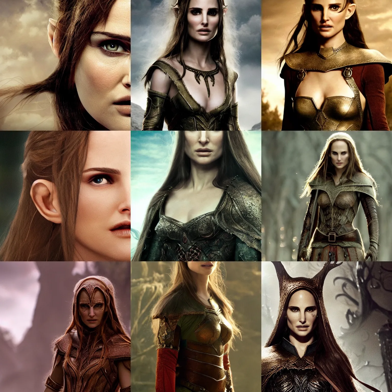 Prompt: Elden Ring elf Natalie Portman