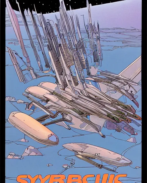 Image similar to synth by Moebius