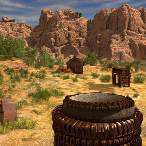 Prompt: Wild West terrain, high quality, gunslingers, HD,