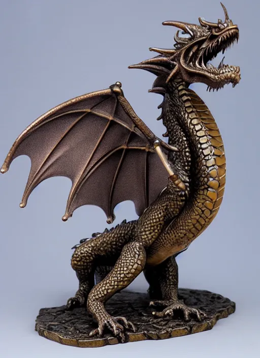 Image similar to 80mm, resin detailed model figure of dragon bronze