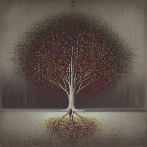 Image similar to tree of life by Dan Witz