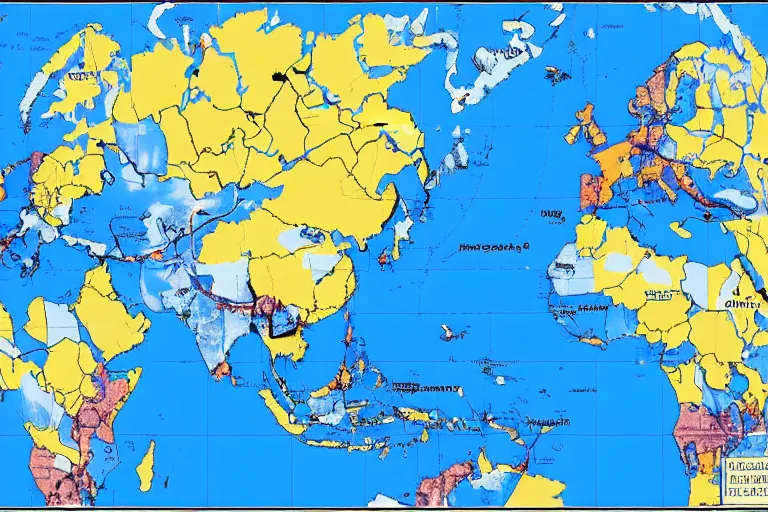 Image similar to map where russia is completely landlocked by ukraine
