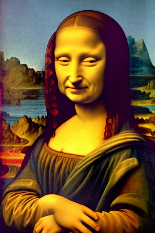 Image similar to Homer Simpson as Mona Lisa,