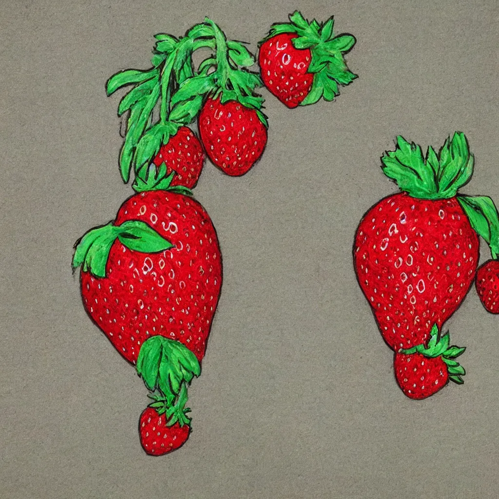 Image similar to happy strawberry