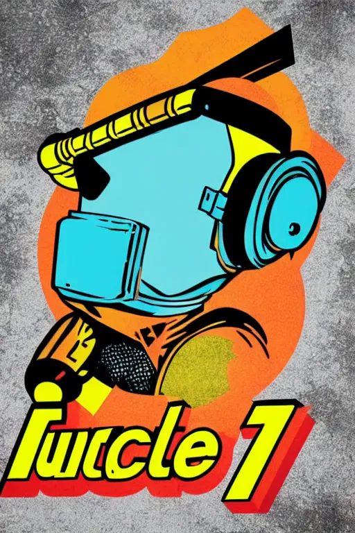 Image similar to fallout 7 6 retro futurist illustration art by butcher billy, sticker, colorful, illustration, highly detailed, simple, smooth and clean vector curves, no jagged lines, vector art, smooth andy warhol style