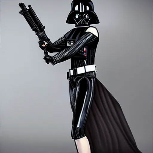 Image similar to dart vader girl