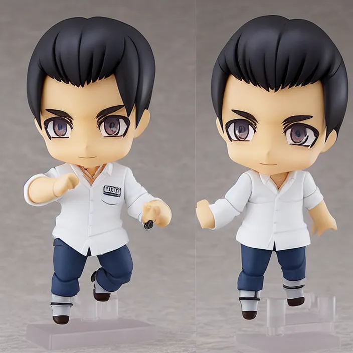 Image similar to joey tribbiani, an anime nendoroid of joey tribbiani, figurine, detailed product photo