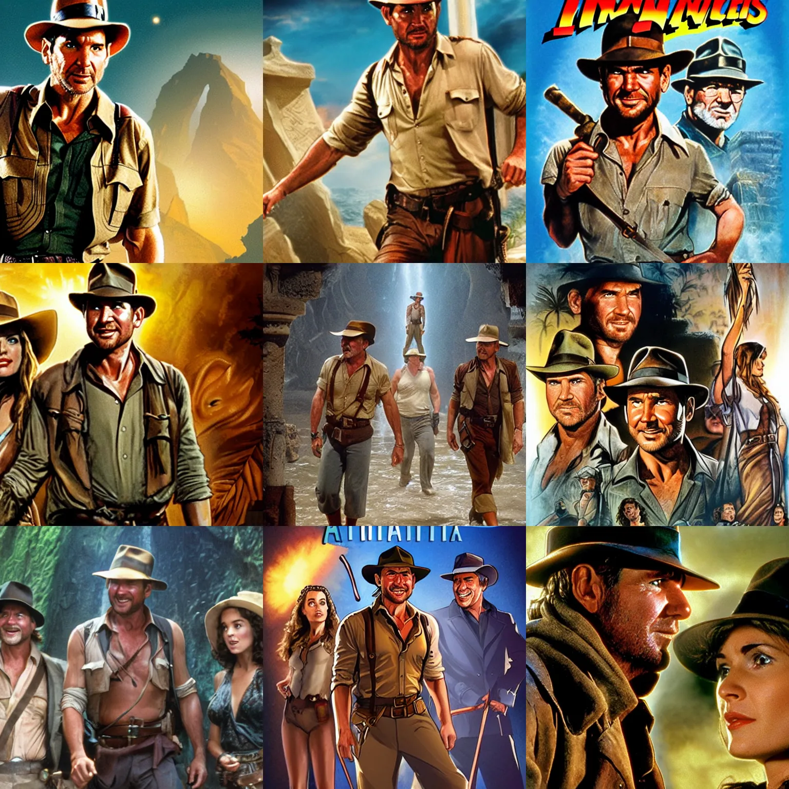 Prompt: indiana jones and the fate of atlantis