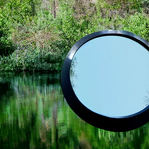 Image similar to An otherworldly mirror