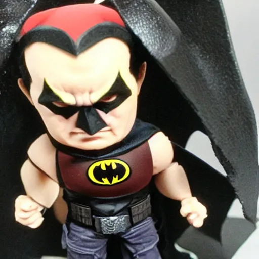 Image similar to glenn danzig as batman, action figure,