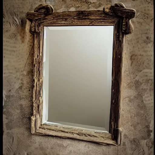 Prompt: despite everything, it's still you, mirror. reflection.