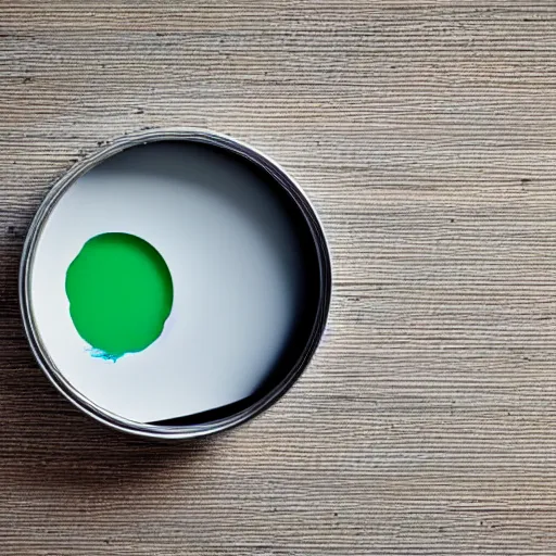 Image similar to can of paint, minimal, modern