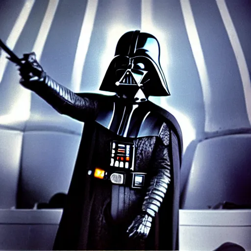 Image similar to photo of Darth Vader guest appearance on 1975 episode of “The Love Boat