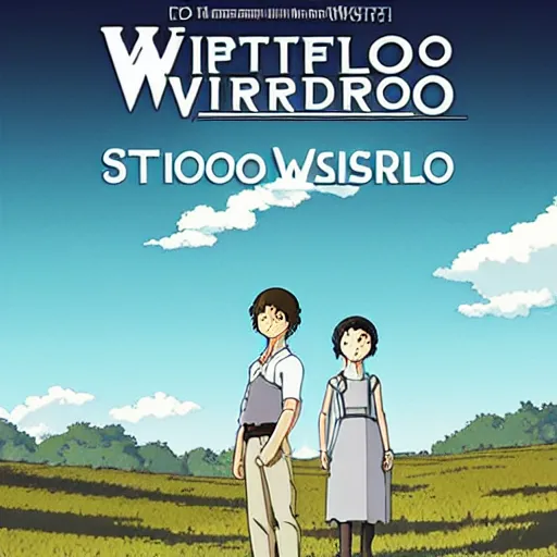 Prompt: westworld studio ghibli style