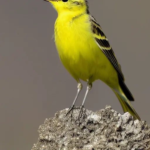 Prompt: yellow wagtail