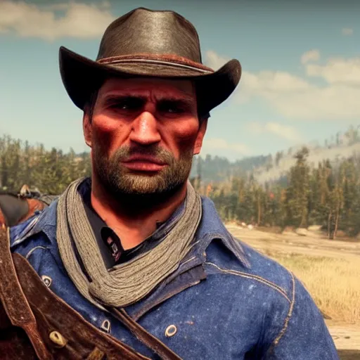 Image similar to Vitaliy Klitschko in Red Dead Redemption 2