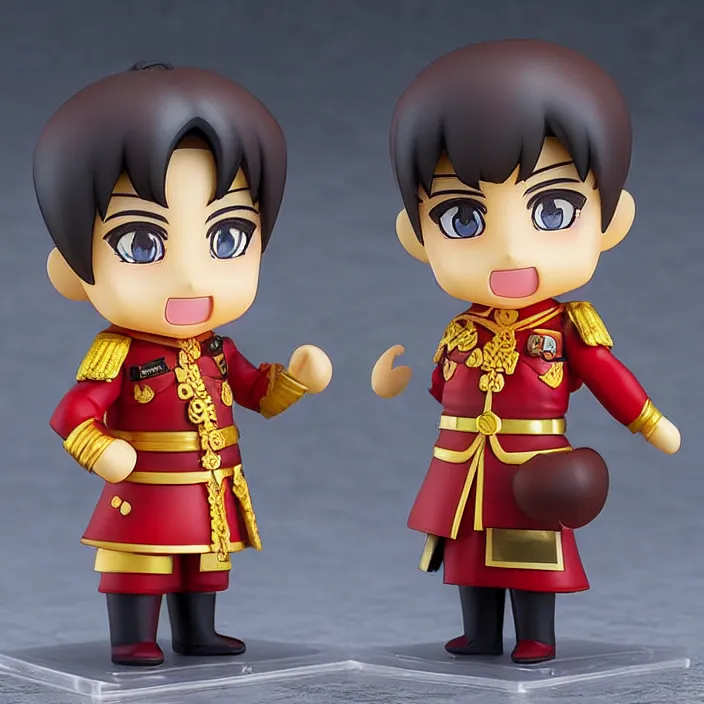 Image similar to Min Aung Hlaing from Myanmar, An anime Nendoroid of dictator Min Aung Hlaing from Myanmar , figurine, detailed product photo