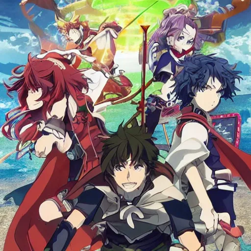 Image similar to rising of the shield hero key visual