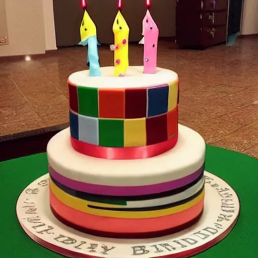 Image similar to photo of the worlds biggest birthday cake