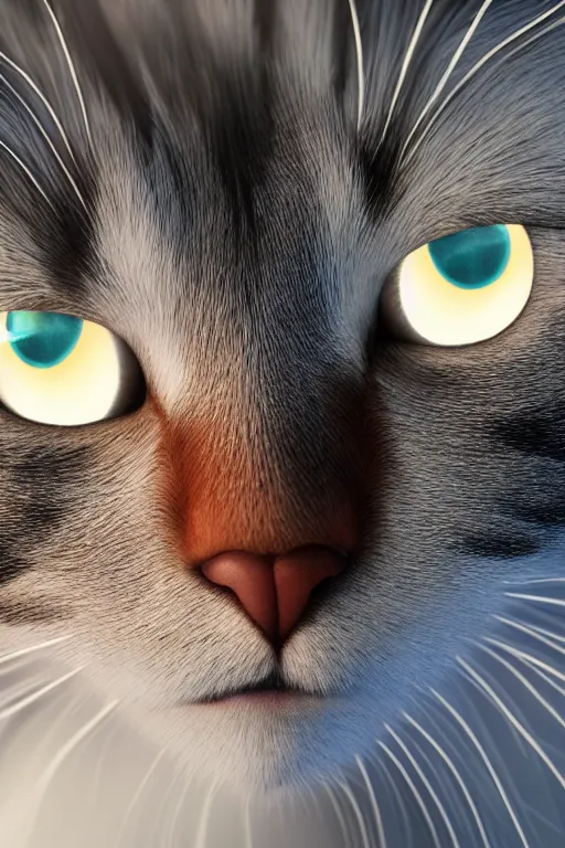 funny cat, 8 k ultra realistic, digital art, character | Stable ...