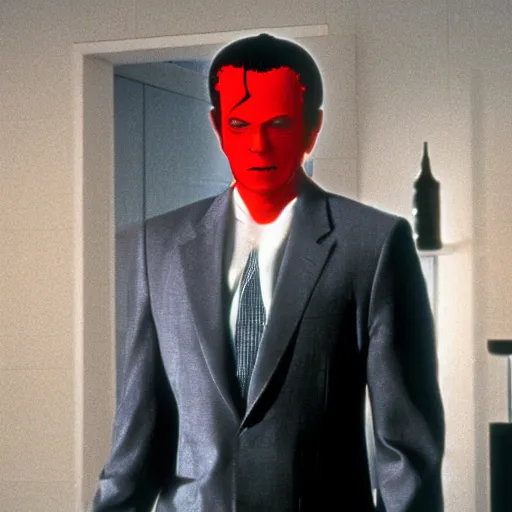 Prompt: buddha in american psycho