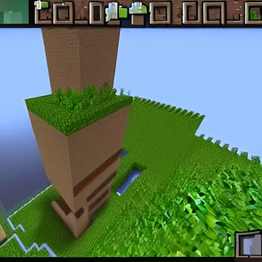 Image similar to Screenshot from Minecraft, Creeper