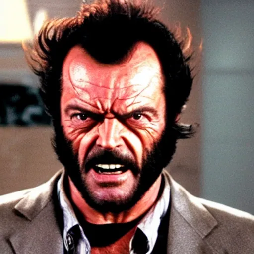 Image similar to Jack Nicholson as wolverine in x-men (2000), still from movie