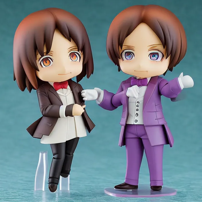 Image similar to Willy Wonka, An anime Nendoroid of [Character Here], figurine, detailed product photo