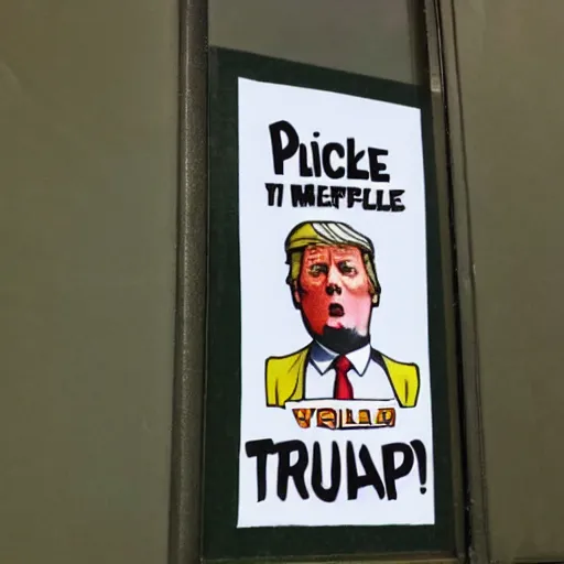 Image similar to pickle trump