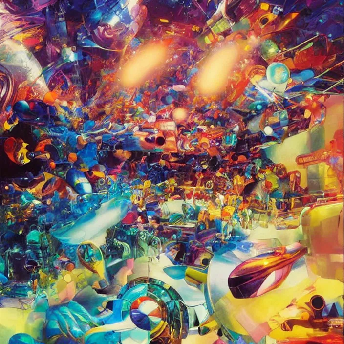 Image similar to kpop idol star, science fiction, extremely detailed, sharp focus, pastel colors, intricate, realistic, smooth, volumetric lighting, digital painting, by john berkey, by peter max, by alex grey, by moebius