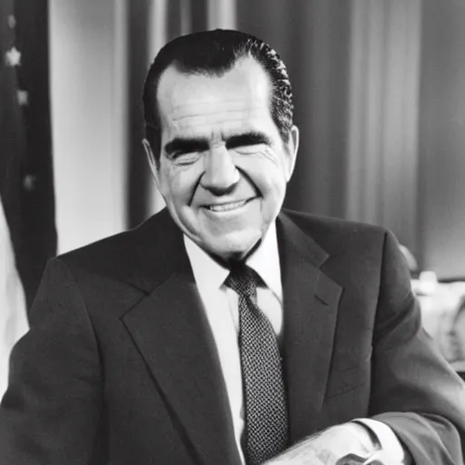 Image similar to richard nixon hitting the griddy