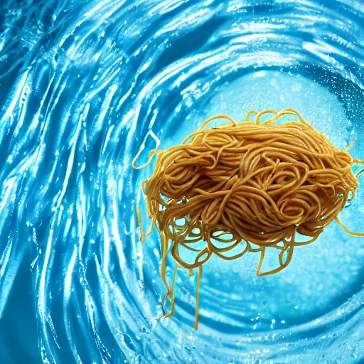 Prompt: uhd photo of olympic swimming in spaghetti instead of water, uhd hyperdetailed photography