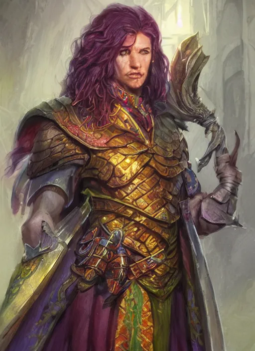 Image similar to palace, dndbeyond, bright, colourful, realistic, dnd character portrait, full body, pathfinder, pinterest, art by ralph horsley, dnd, rpg, lotr game design fanart by concept art, behance hd, artstation, deviantart, hdr render in unreal engine 5