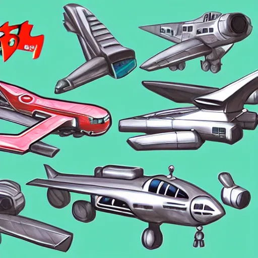 Image similar to steel type plane pokemon, ken sugimori art