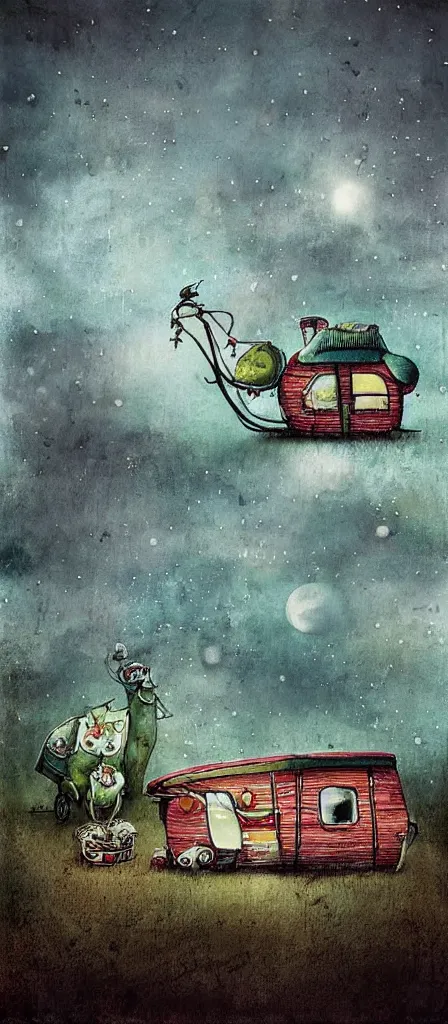 Image similar to a caravan by alexander jansson