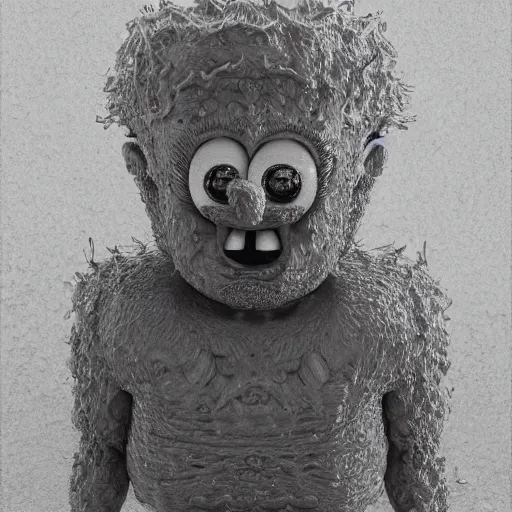 Image similar to spongebob by Francisco Goya, au naturel, hyper detailed, digital art, trending in artstation, cinematic lighting, studio quality, smooth render, unreal engine 5 rendered, octane rendered, art style by klimt and nixeu and ian sprigger and wlop and krenz cushart