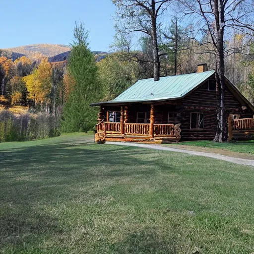 Image similar to log cabin neighborhood