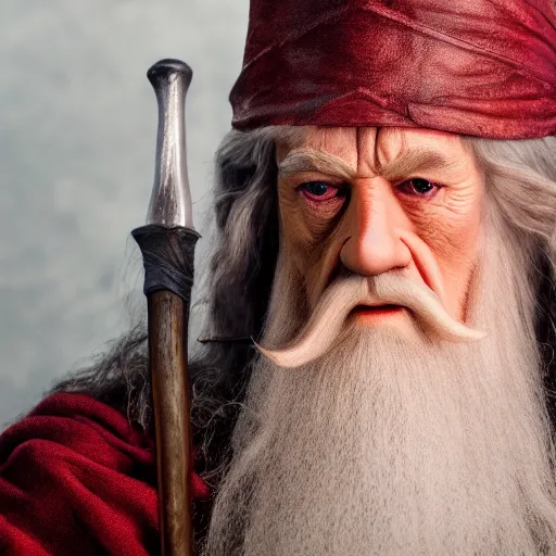 Image similar to A photo of Gandalf the Red, 85mm lens, movie promo