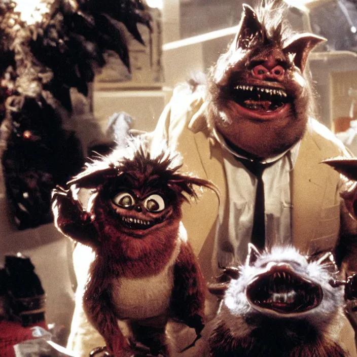 Image similar to jack black starring in gremlins, 8 k,