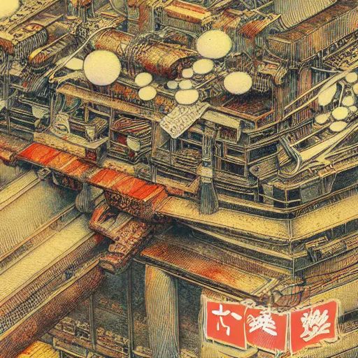 Image similar to 8 k 3 d capture scan of japanese package, high textured, conceptual, intricate detailed painting, illustration sharp detail, manga 1 9 9 0