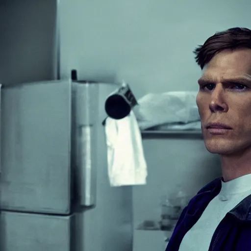 Image similar to Live Action Still of Jerma in Breaking Bad, real life, hyperrealistic, ultra realistic, realistic, highly detailed, epic, HD quality, 8k resolution, body and headshot, film still