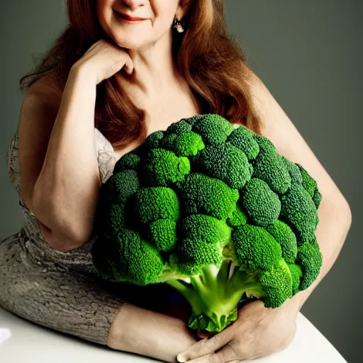 Image similar to barbara broccoli as a broccoli