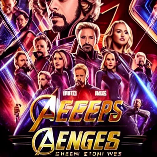 Prompt: bees gees appearing in avengers : endgame