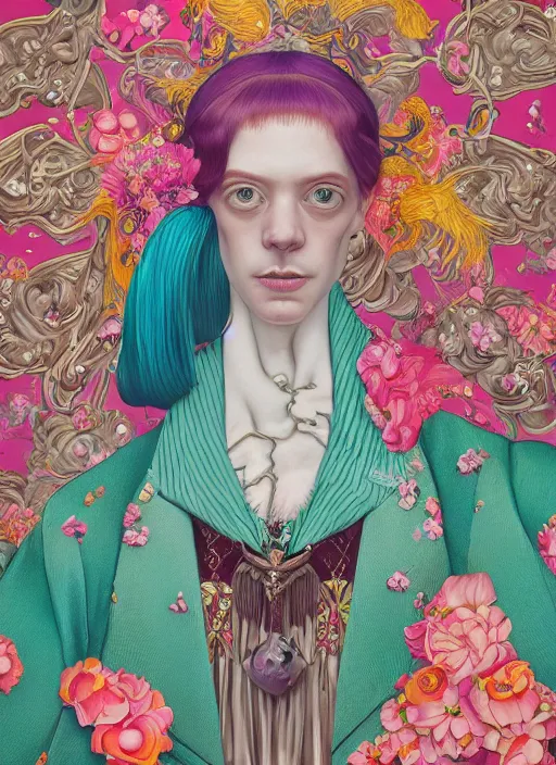 Prompt: fashion portrait :: by Martine Johanna and Simon Stålenhag and Chie Yoshii and Kenneth Willardt and wlop and Casey Weldon :: ornate, dynamic, particulate, rich colors, intricate, harper's bazaar, elegant, highly detailed, centered, artstation, smooth, sharp focus, octane render, 3d