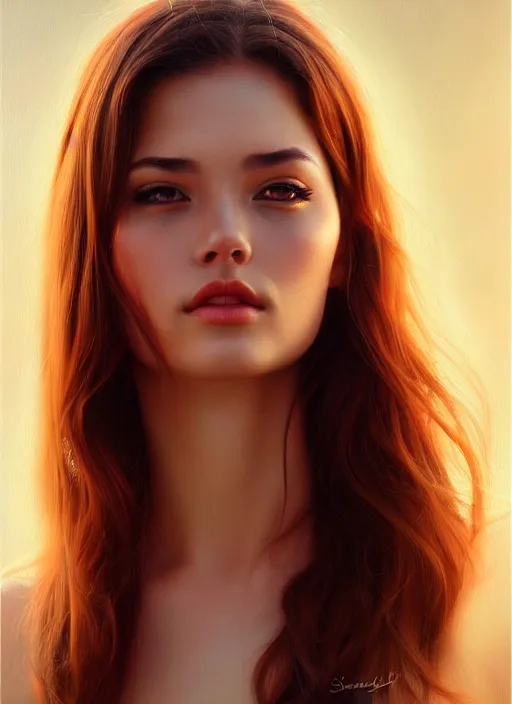 Image similar to photo of a gorgeous young woman in the style of stefan kostic, realistic, sharp focus, 8k high definition, insanely detailed, intricate, elegant, art by stanley lau and artgerm