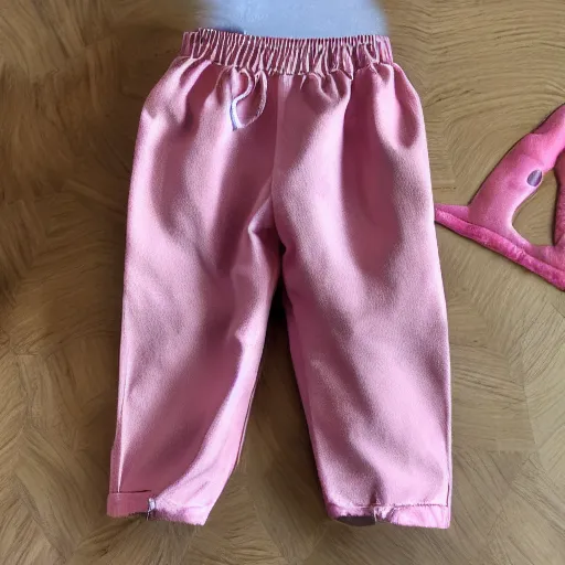 Image similar to pink penguin puffy pants